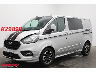 krockskadad bil bedrijf Ford Transit Custom 2.0 TDCI 185 PK L1-H1 Sport DoKa 5-Pers. Navi Airco Cruise Camera SHZ 2021/12