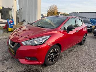 uszkodzony samochody osobowe Nissan Micra 1.0L Visia+ 2017/6
