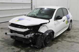 damaged Peugeot 208 