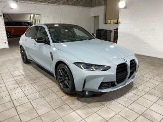 krockskadad bil auto BMW M3 Competition SCHALENSITZE/HUD/360/H&K/NAVI 2022/5