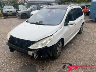 Auto da rottamare Peugeot 307 307 SW (3H), Combi, 2002 / 2008 1.6 HDi 16V 2008/7