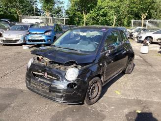Vrakbiler auto Fiat 500 500 (312), Hatchback, 2007 0.9 TwinAir 60 2014/6