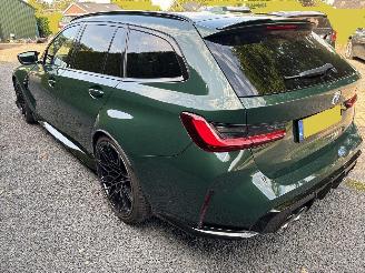 krockskadad bil auto BMW M3 COMPETITION M XDRIVE INDIVIDUAL GREEN 510PK Schalensitze 2024/8