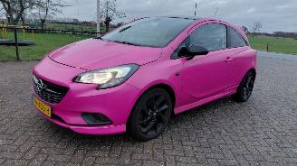 skadebil auto Opel Corsa 1.0i turbo  90pk airco navi 2017/8