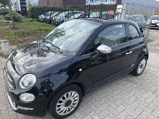 krockskadad bil auto Fiat 500C 1.2 CABRIO MET WAT SPUITWERK BELGIESE AUTO 2015  5250 EURO 2015/10