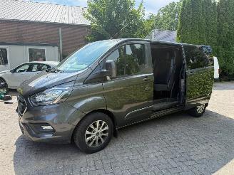 skadebil bedrijf Ford Transit Custom 320 2.0 TDCI L2H1 DC LIMITED 2x schuifdeur airco navi camera 2019/3