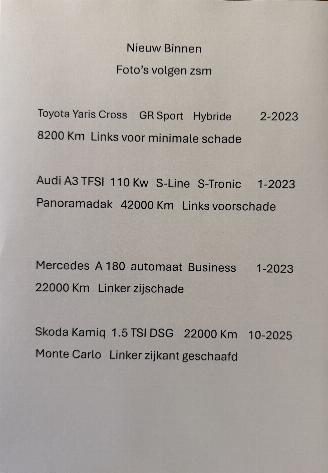 Voiture accidenté Toyota Yaris Cross GR-Sport  Hybride 2023/2