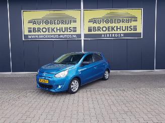 Vaurioauto  passenger cars Mitsubishi Space-star 1.0 Intense 2013/2