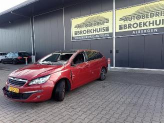 Vrakbiler auto Peugeot 308 308 SW (L4/L9/LC/LJ/LR), Combi 5-drs, 2014 / 2021 1.6 BlueHDi 120 2014/12