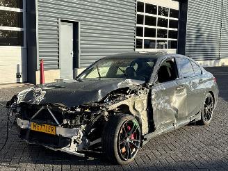 krockskadad bil auto BMW 3-serie M340i xDrive 3.0 Turbo 24V Mild Hybrid Sedan 4Dr Elektrisch Benzine 2.998cc 275kW (374pk) 4x4 2021/9