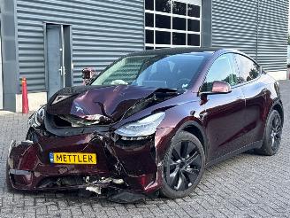 skadebil auto Tesla Model Y Long Range 75kWh Dual motor SUV  Elektrisch  378kW (514pk)  4x4 2024/12
