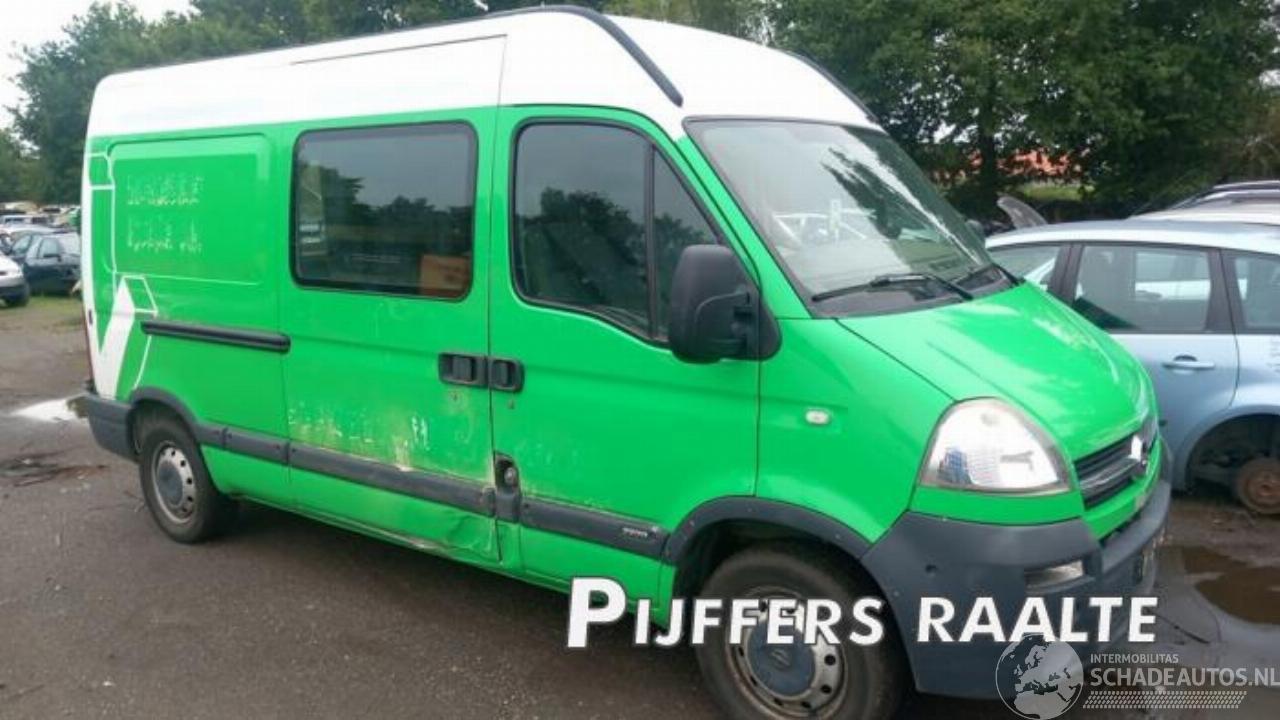 Opel Movano Movano (4A1; 4A2; 4B2; 4B3; 4C2; 4C3), Van, 1998 / 2010 2.5 CDTI 16V DPF