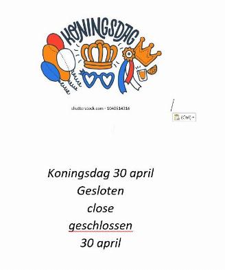 Vaurioauto  passenger cars Bentley  Koningsdag 30 april Gesloten close geschlossen 30 april 2026/4