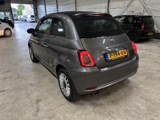 Voiture accidenté Fiat 500C 1.2 Lounge airco navi 2018/9