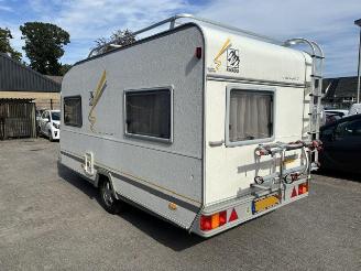 krockskadad bil caravan Knaus  Sudwind Voortent Fietsendrager 2003/1