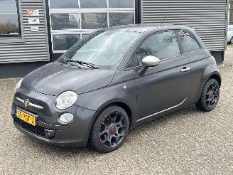 krockskadad bil auto Fiat 500 0.9 TwinAir Blackjack 2011/1