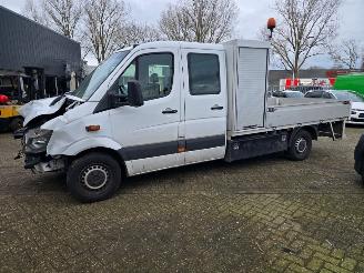 krockskadad bil bedrijf Mercedes Sprinter 314 CDi D.C. Pickup, Klima 2018/2