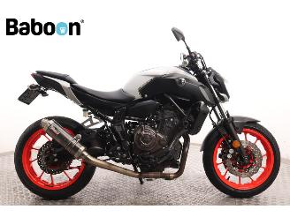 krockskadad bil motor Yamaha MT-07 ABS 2019/7