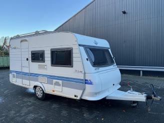 krockskadad bil caravan Hobby  De luxe Easy 400 SB 2002/4