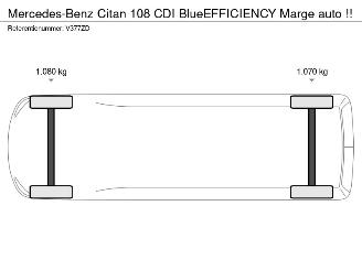 Mercedes Citan 108 CDI BlueEFFICIENCY Marge auto !! picture 16
