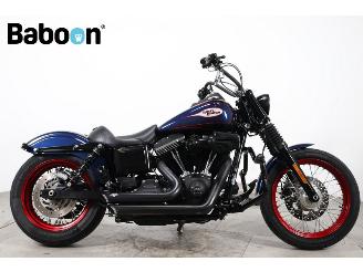 skadebil motor Harley-Davidson  FXDBA Dyna Street Bob 103 2013/7