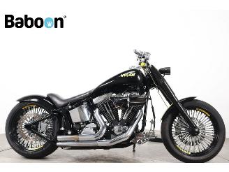 krockskadad bil motor Harley-Davidson  FLSTF Fatboy 2000/5