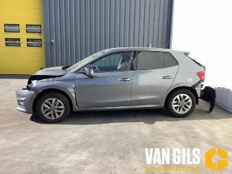 krockskadad bil auto Skoda Fabia Fabia IV (PJ3), Hatchback 5-drs, 2021 1.0 TSI 12V 2025/6
