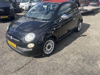 Vaurioauto  passenger cars Fiat 500 1.2 Cabrio 2012/8