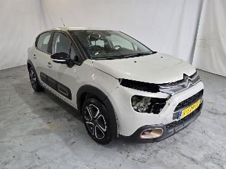 Damaged car Citroën C3 1.2 PureTech C-Series 2022/12