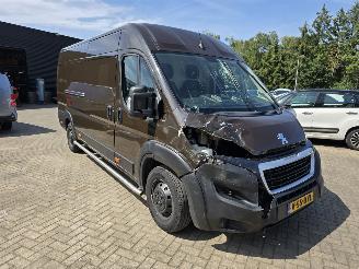 krockskadad bil bedrijf Peugeot Boxer 2.2 BlueHDi 140 L4H2 Zwaar 3.5t 2024/3