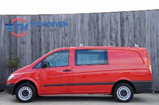 damaged passenger cars Mercedes Vito 111 CDi Lang Dubbele Cabine Klima 5-Persoons Trekhaak 85KW Euro 4 2009/4
