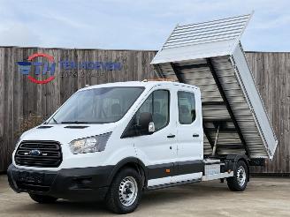 skadebil bedrijf Ford Transit 350 2.0 TDCi L3H1 Doka Kipper AHK 2017/8