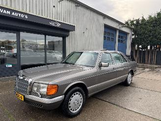krockskadad bil auto Mercedes S-klasse 500 SEL 1987/2