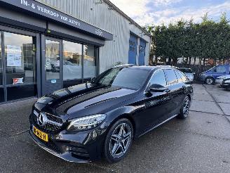 skadebil auto Mercedes C-klasse C180 115KW AUTOMAAT AMG LINE 2018/9