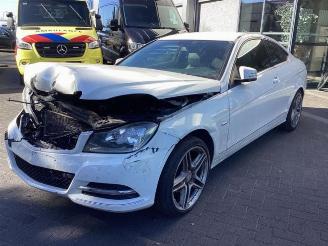 Salvage car Mercedes C-klasse C (C204), Coupe, 2011 2.2 C-220 CDI 16V BlueEfficiency 2012/2