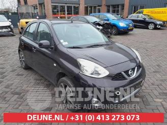 krockskadad bil auto Nissan Micra Micra (K13), Hatchback, 2010 / 2016 1.2 12V DIG-S 2013/11