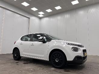 Voiture accidenté Citroën C3 1.2 PureTech Feel  5-drs Airco 2018/4