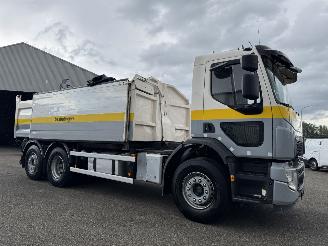 krockskadad bil vrachtwagen Volvo FE Autom. 6x2 HIAB Kraan Kipper 3-Zijdig 2018/10