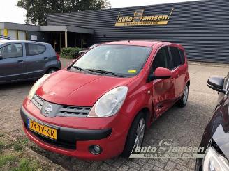 krockskadad bil auto Nissan Note Note (E11), MPV, 2006 / 2013 1.4 16V 2007/2