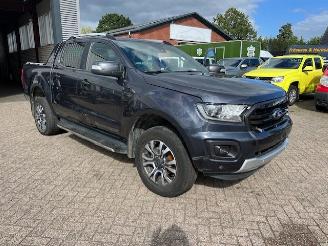krockskadad bil motor Ford Ranger 2.0D 157KW DOUBLE CAB. WILDTRAK AUT. KLIMA EURO6 2021/10