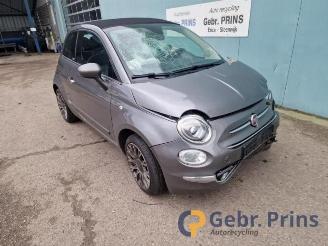 Vrakbiler auto Fiat 500 500C (312), Cabrio, 2009 0.9 TwinAir 80 2016/6
