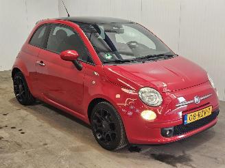 damaged passenger cars Fiat 500 0.9 TwinAir 85 Hatchback  Benzine 875cc 63kW (86pk) FWD 2011/8