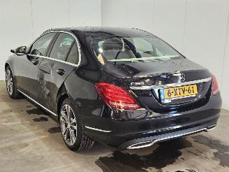 Voiture accidenté Mercedes C-klasse C-180 1.6 16V NAP Sedan 4Dr Benzine 1.595cc 115kW (156pk) RWD 2014/10