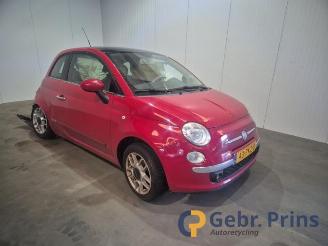 Vrakbiler auto Fiat 500 500 (312), Hatchback, 2007 0.9 TwinAir 85 2011/2