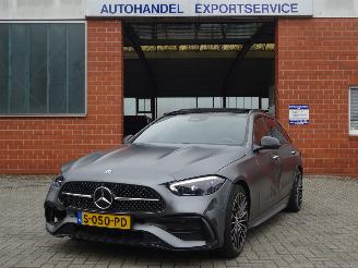 Unfallwagen Mercedes C-klasse Estate 200 AMG Line Hybride 205pk, Panorama, Leer 2023/3