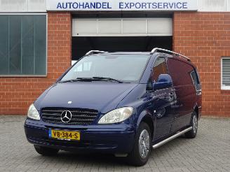 krockskadad bil bedrijf Mercedes Vito 111 CDI Lang, Airco, Navi, Schuifdeur, 129.000 KM !! 2009/7