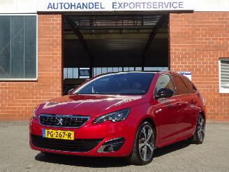 Voiture accidenté Peugeot 308 SW 2.0 BlueHDI GT-line, Panorama, Leer, Climate & Cruise 2017/7