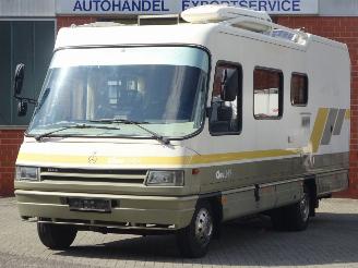 dañado camper Niesmann+Bischoff  Mercedes Vario 614, Airco / ALDE verwarm, / SAT / Solar 1994/5