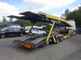 krockskadad bil vrachtwagen Scania  Kässbohrer APT012 Autotransporter tot 9 voertuigen 2003/11
