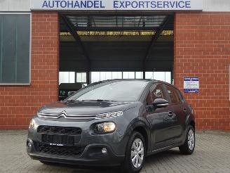 Vaurioauto  passenger cars Citroën C3 \"Feel\" 1.2 VTI 60kw Euro6, Airco, Cruise, Navi-MMS, PDC, Lane assist 2017/1